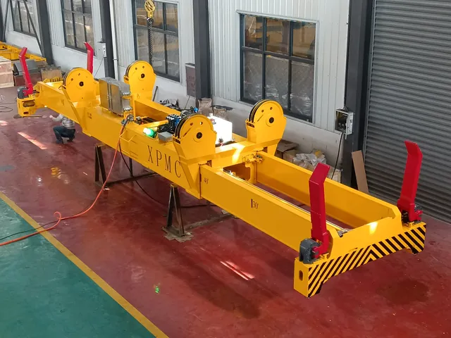 Hydraulic Telescopic Spreader with Movable Guide Plates